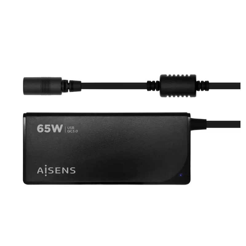 CARGADOR PORTATIL AISENS 65W AUTOMATICO 9 CONECTORES USB-A QC3-0 NEGRO CARGADOR PORTATIL AISENS 65W AUTOMATICO 9 CONECTORES USB-A QC3-0 NEGRO