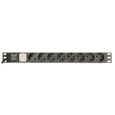 REGLETA PDU GEMBIRD 8 SCHUKO 1U 10A ENCHU C14 CABLE DE 3 M