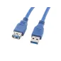 CABLE ALARGADOR LANBERG USB 3-0 MACHO-HEMBRA 3M AZUL