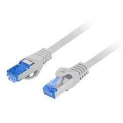 CABLE RED LANBERG LATIGUILLO CAT-6A S-FTP LSZH CCA 0-5M GRIS FLUKE PASSED