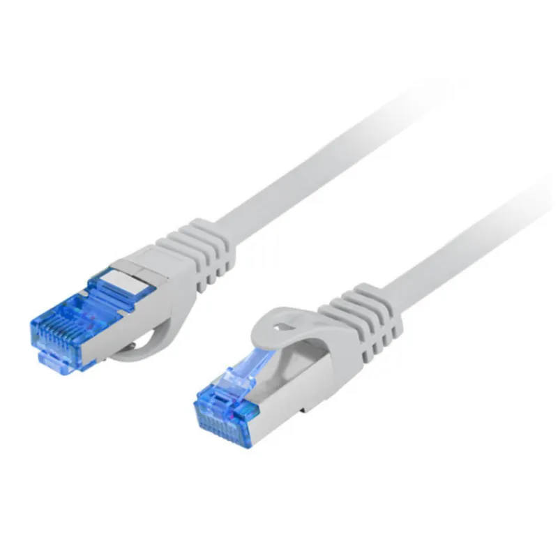 CABLE RED LANBERG LATIGUILLO CAT-6A S-FTP LSZH CCA 0-25M GRIS FLUKE PASSED