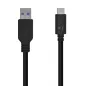 Cable USB 3-1 Tipo-C Aisens A107-0449- USB Tipo-C Macho - USB Macho- 50cm- Negro