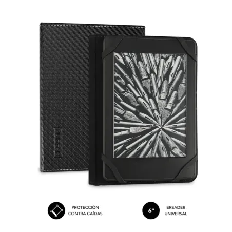 FUNDA EBOOK SUBBLIM CLEVER CASE 6" BLACK