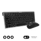COMBO TECLADO RATON SUBBLIM MULTIDISPOSITIVO BLUETOOTH GRIS-NEGRO COMBO TECLADO RATON SUBBLIM MULTIDISPOSITIVO BLUETOOTH GRIS-NEGRO
