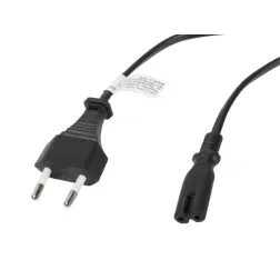 CABLE LANBERG DE ALIMENTACION OCHO CEE 7-16 A IEC320 C7 NEGRO 3M