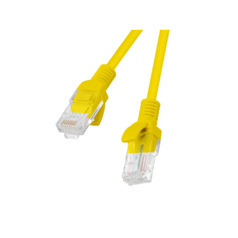 CABLE RED LANBERG LATIGUILLO CAT-6 UTP 1-5M AMARILLO FLUKE PASSED