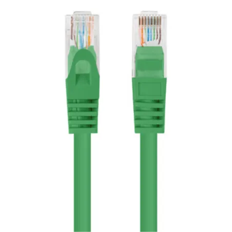 CABLE RED LANBERG LATIGUILLO CAT-6 UTP 7-5M VERDE FLUKE PASSED