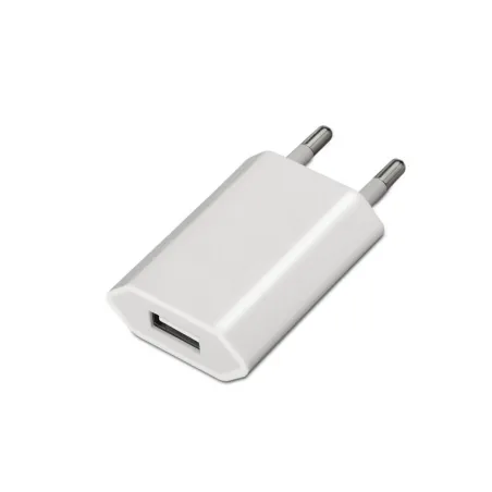 MINI CARGADOR AISENS USB 5V-1A BLANCO