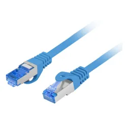CABLE RED LANBERG LATIGUILLO CAT-6A S-FTP LSZH CCA 2M AZUL FLUKE PASSED