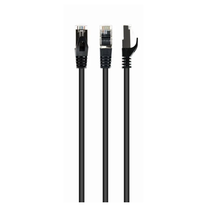 CABLE RED S-FTP GEMBIRD CAT 6A LSZH NEGRO 0,5 M