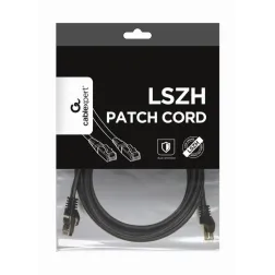 CABLE RED S-FTP GEMBIRD CAT 6A LSZH NEGRO 3M