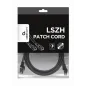 CABLE RED S-FTP GEMBIRD CAT 6A LSZH NEGRO 3M