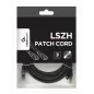 CABLE RED S-FTP GEMBIRD CAT 6A LSZH NEGRO 5M