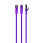 CABLE RED S-FTP GEMBIRD CAT 6A LSZH VIOLETA 0,5 M