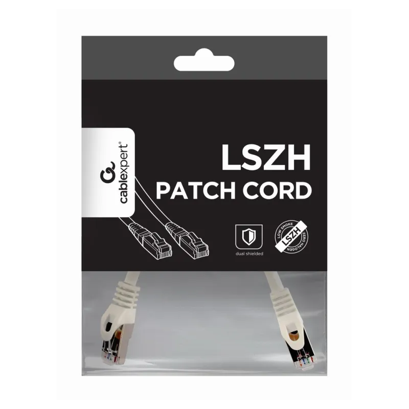 CABLE RED S-FTP GEMBIRD CAT 6A LSZH BLANCO 0,25 M CABLE RED S-FTP GEMBIRD CAT 6A LSZH BLANCO 0,25 M