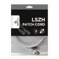 CABLE RED S-FTP GEMBIRD CAT 6A LSZH BLANCO 1 M