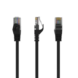 CABLE RED UTP GEMBIRD CAT 6 NEGRO 0,25M