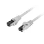 CABLE RED LANBERG LATIGUILLO CAT-8-1 S-FTP LSZH CU 2M GRIS FLUKE PASSED