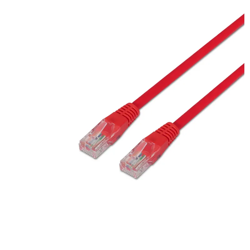 CABLE DE RED AISENS LATIGUILLO RJ45 CAT-6 UTP AWG24 ROJO 2-0M