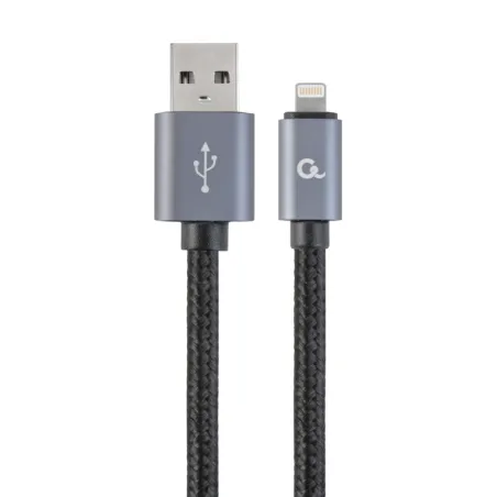 CABLE TRENZADO DE ALGODON GEMBIRD 8 PINES CON CONECTORES METALICOS, 1,8 M
