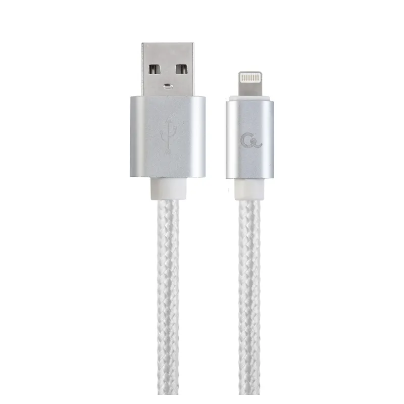 CABLE TRENZADO DE ALGODON GEMBIRD 8 PINES CONECTORES METALICOS, 1,8 M
