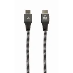 CABLE TRENZADO HDMI 2-1 8K 60HZ GEMBIRD SELECT PLUS SERIES CON ETHERNET 2M NEGRO