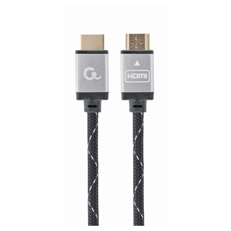 CABLE TRENZADO HDMI 2-0 4K 60HZ GEMBIRD SELECT PLUS SERIES CON ETHERNET 3M NEGRO
