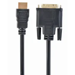 CABLE HDMI GEMBIRD A DVI MACHO-MACHO CON CONECTORES 4-5M