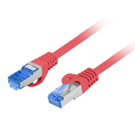 CABLE RED LANBERG LATIGUILLO CAT-6A S-FTP LSZH CCA 1-5M ROJO FLUKE PASSED