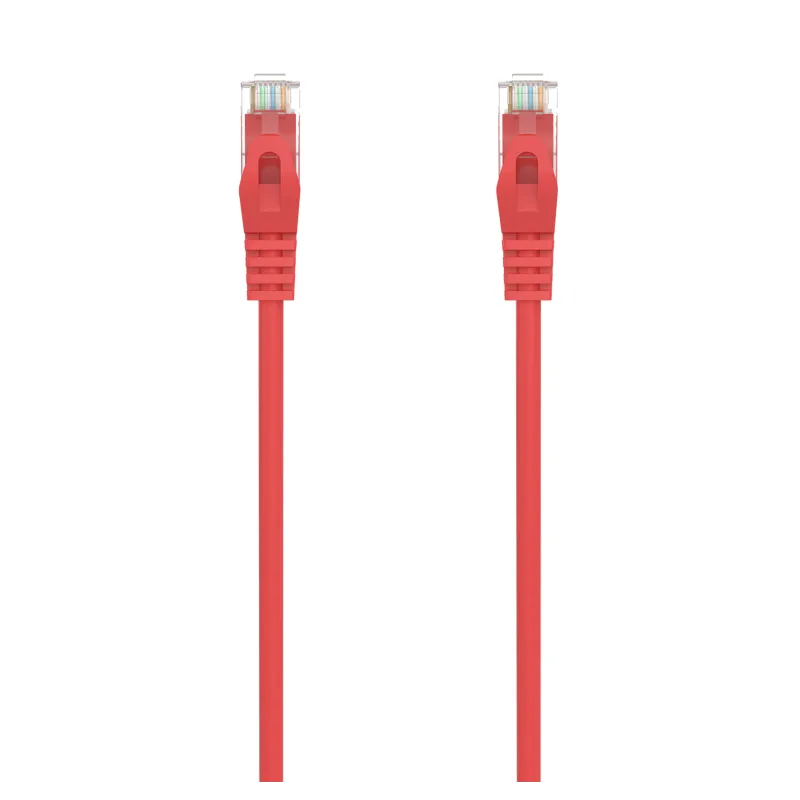 Cable de Red RJ45 AWG24 UTP Aisens A145-0556 Cat-6A- LSZH- 25cm- Rojo