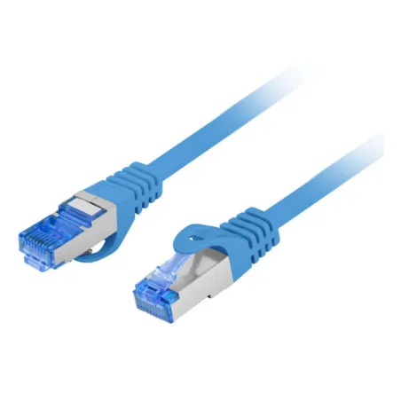 CABLE RED LANBERG LATIGUILLO CAT-6A S-FTP LSZH CCA 3M AZUL FLUKE PASSED