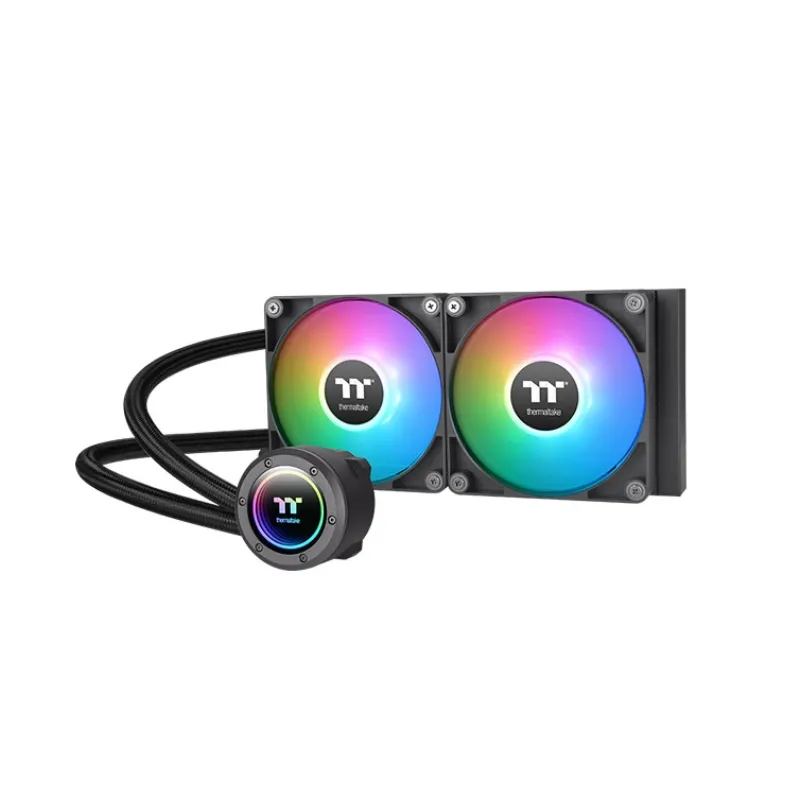 REFRIGERACION LIQUIDA CPU THERMALTAKE TH240 V2 2X120MM ARGB NEGRO