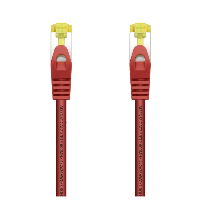 CABLE RED AISENS LATIGUILLO RJ45 LSZH CAT-7 SFTP PIMF 2-0M ROJO CABLE RED AISENS LATIGUILLO RJ45 LSZH CAT-7 SFTP PIMF 2-0M ROJO