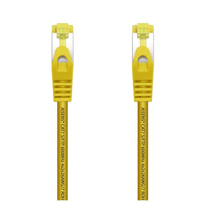 CABLE RED AISENS LATIGUILLO RJ45 LSZH CAT-7 SFTP PIMF 1-0M AMARILLO CABLE RED AISENS LATIGUILLO RJ45 LSZH CAT-7 SFTP PIMF 1-0M AMARILLO