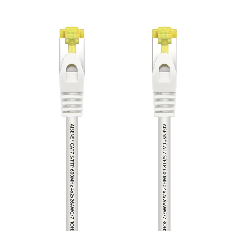 Cable de Red RJ45 SFTP Aisens A146-0490 Cat-7- 1m- Blanco