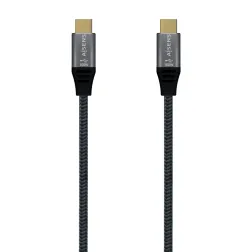 CABLE AISENS USB 3-2 GEN2x2 ALU 20GBPS 8K30HZ 5A 100W USB-C 1-5M