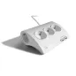 REGLETA EWENT 5 TOMAS SHUKO 16A SOBREMESA 2 PUERTOS USB 1-5M BLANCA REGLETA EWENT 5 TOMAS SHUKO 16A SOBREMESA 2 PUERTOS USB 1-5M BLANCA