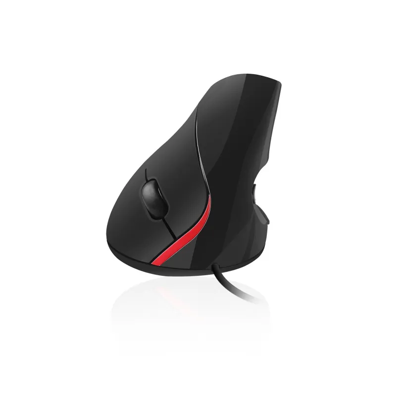 RATON EWENT EW3156 ERGONOMICO OPTICO 1000 DPI NEGRO USB