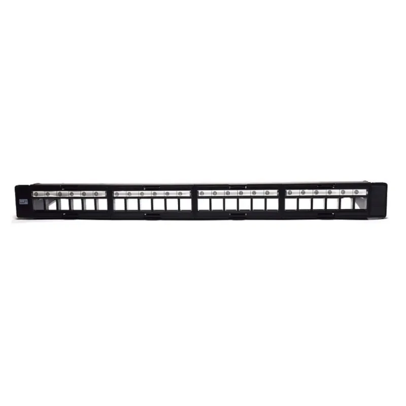 PANEL DE CONEXIONES WP 19" UTP MODULAR VACIO PARA 24 TOMAS KEYSTONE, 1U
