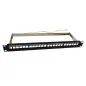 PANEL MODULAR WP 24 PUERTOS STP CAT5E-6 CON GESTOR DE CABLES
