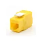 PRESA KEYSTONE WP CAT-6A UTP, TOOLLESS, COLOR AMARILLO