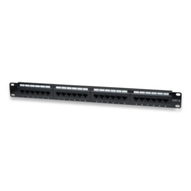 PANEL DE CONEXIONES WP CAT 6 UTP 24 PUERTOS RJ45, 1U