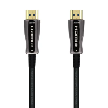 Cable HDMI 2-1 AOC 8K Aisens A153-0515- HDMI Macho - HDMI Macho- 10m- Negro