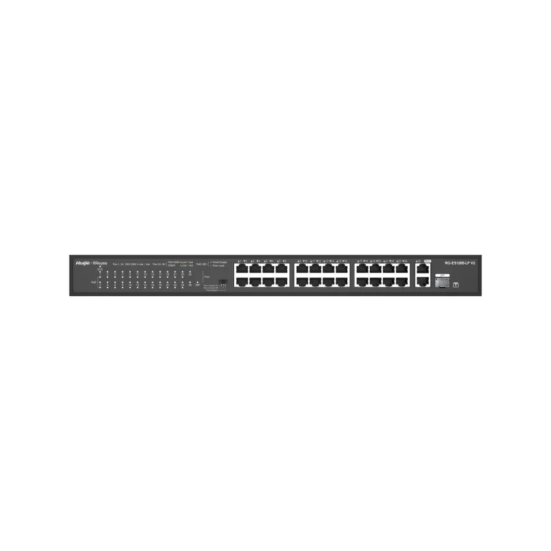 SWITCH RUIJIE REYEE RG-ES126S-P V2 10-100 24p GIGA 2p POE 180w