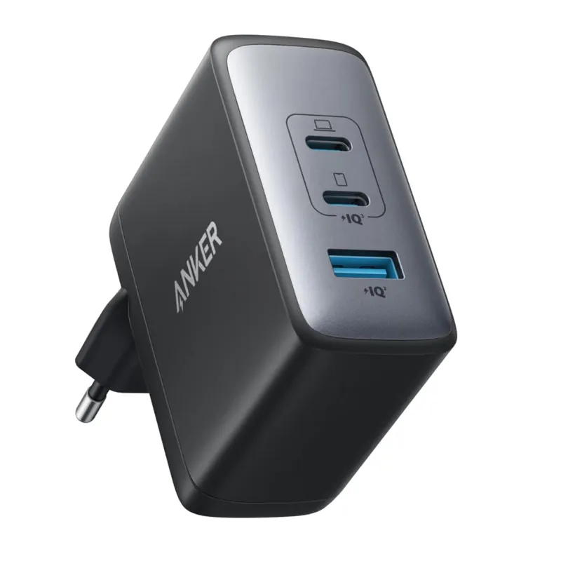 CARGADOR PARED ANKER 736 100W 1A-2C NEGRO CARGADOR PARED ANKER 736 100W 1A-2C NEGRO
