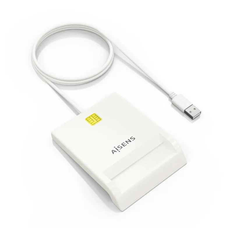LECTOR DE TARJETAS INTELIGENTE AISENS DNIE BLANCO