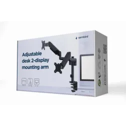 SOPORTE GEMBIRD PARA 2 PANTALLAS DE ESCRITORIO AJUSTABLE 17-32 HASTA 9 KG