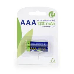 PILAS AAA GEMBIRD NI-MH RECARGABLE 1000MAH 2PCS BLISTER PACK