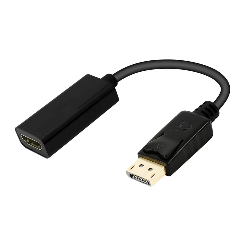 CABLE CONVERTIDOR EWENT DISPLAYPORT MACHO A HDMI TIPO A HEMBRA 0,15m CABLE CONVERTIDOR EWENT DISPLAYPORT MACHO A HDMI TIPO A HEMBRA 0,15m