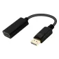 CABLE CONVERTIDOR EWENT DISPLAYPORT MACHO A HDMI TIPO A HEMBRA 0,15m CABLE CONVERTIDOR EWENT DISPLAYPORT MACHO A HDMI TIPO A HEMBRA 0,15m
